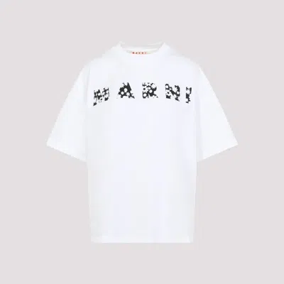 Marni Crew Neck Graphic Print Short Sleeves T-shirt