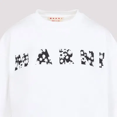 Marni Crew Neck Graphic Print Short Sleeves T-shirt