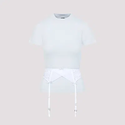 Balenciaga Lingerie T-shirt Lace Detail