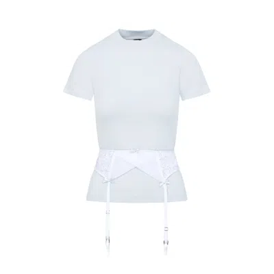 Balenciaga Lingerie T-shirt Lace Detail