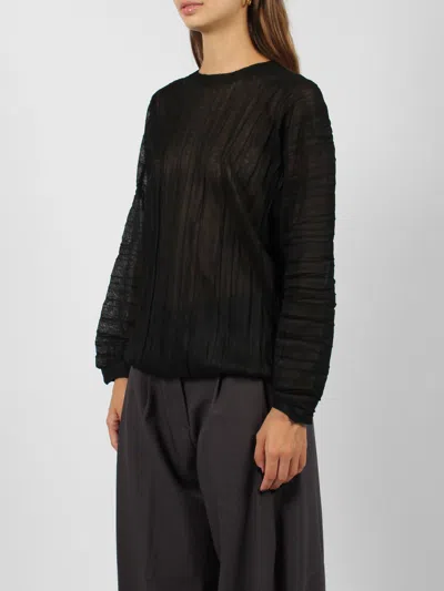 Atomo Factory Semi-sheer Pleated Top