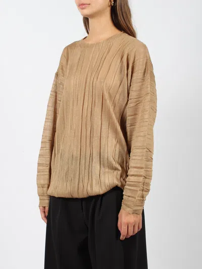 Atomo Factory Semi-sheer Pleated Top