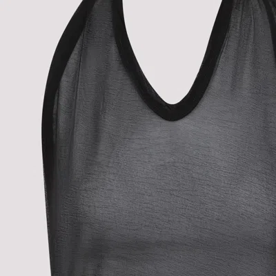 Rick Owens Halter T Top Women In Black