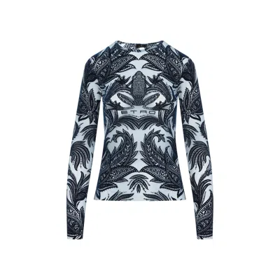 Etro Signature Print Long-sleeved Top