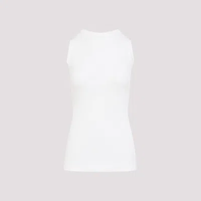 Jil Sander Kit Grey Cotton Tank Top