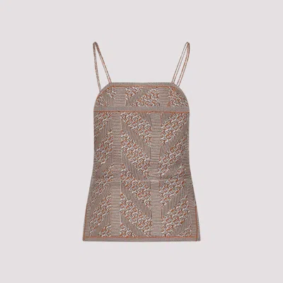 Valentino Tops Multicolour In Gray