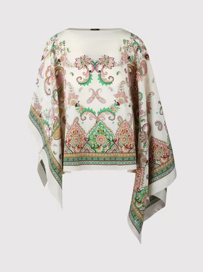 Etro Multicolor Silk Scarves