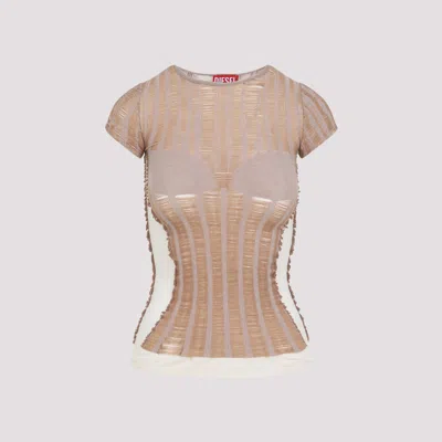 Diesel Contoured Knitwear Top With Modern Aesthetic