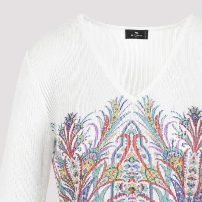 Etro Fringed Knitted Top