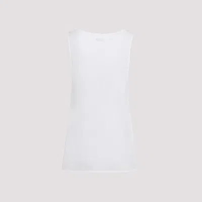 Saint Laurent Semi-sheer Henley Tank Top