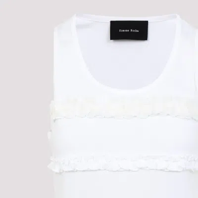 Simone Rocha Ruffle Frill Tank Top