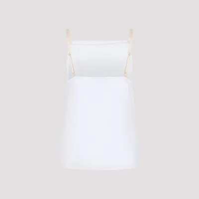 Carven Top In Misto Poliestere Bianco  Donna