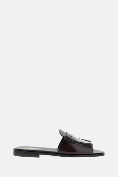 Sebago Dan Slide Womens Moccasin In Black