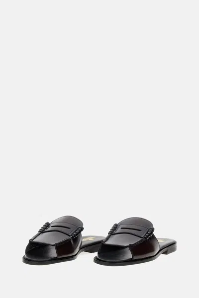 Sebago Dan Slide Womens Moccasin In Black