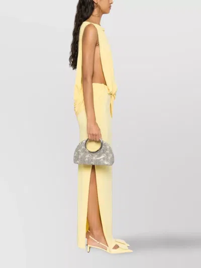 Jacquemus Small Calino Snake-embossed Leather Top Handle Bag