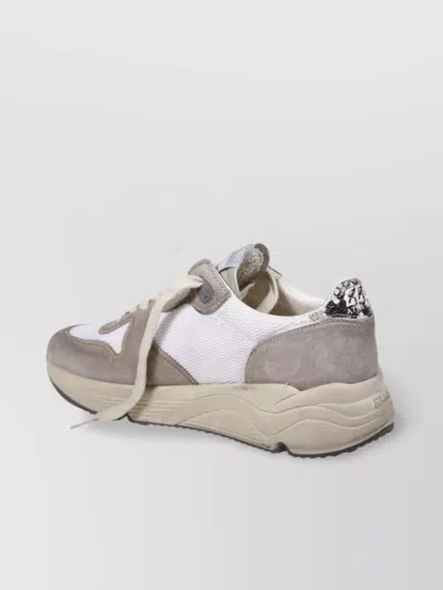 Golden Goose Mesh Suede Rubber Star Python