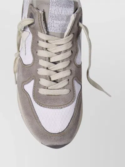 Golden Goose Mesh Suede Rubber Star Python