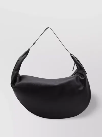 Marni Small Dot Hobo Shoulder Bag In Black