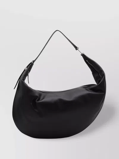Marni Small Dot Hobo Shoulder Bag In Black