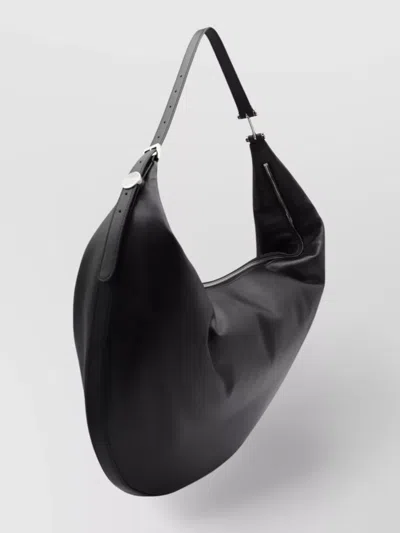 Marni Small Dot Hobo Shoulder Bag In Black