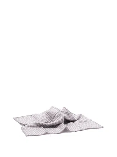 Brunello Cucinelli Checkered Scarf Square Shape