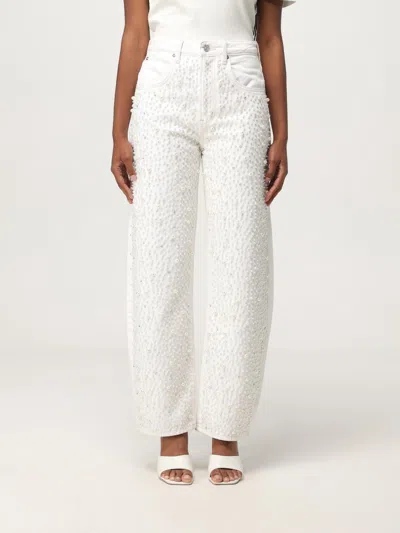 Frame Le Slim Palazzo Jeans In White