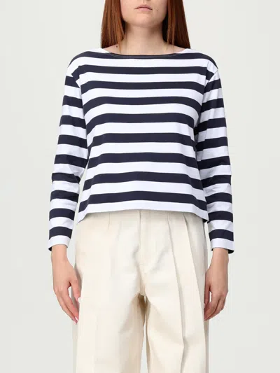 Theory Stripe Boat-neck Tee