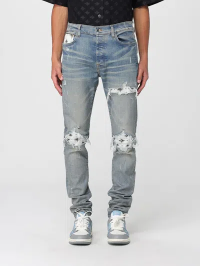 Amiri Crystal Starburst Mx1 Jean Surf Indigo In Blue