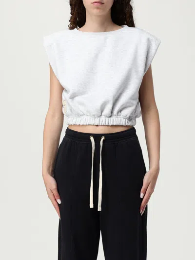 Alpha Industries Top  Woman Color Grey In White
