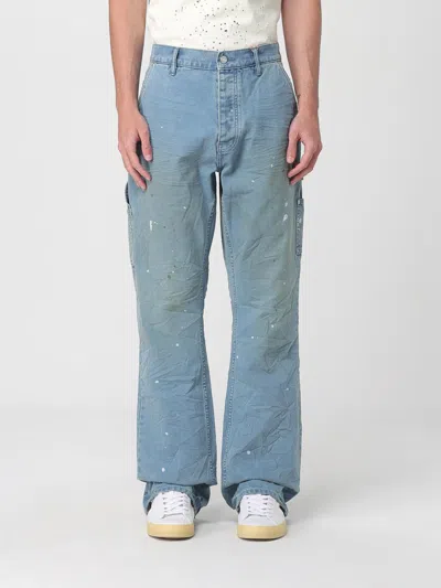 Purple 'p092 Copper Plate Carpenter' Pants In Blue