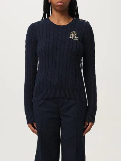Polo Ralph Lauren Sweater  Woman Color Blue In Black