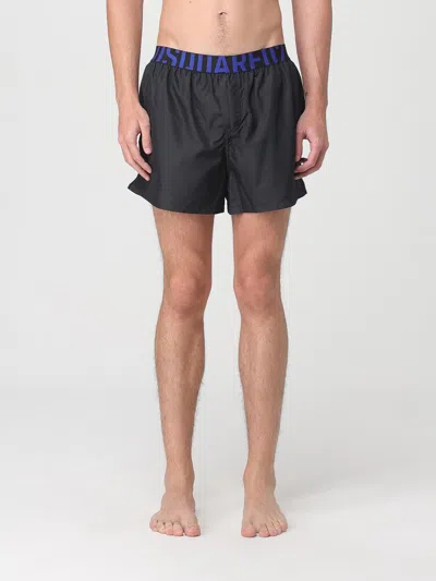 Dsquared2 Logo-tape Colour-block Boxers In Black