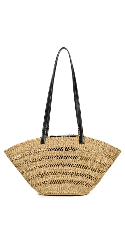 Vanessa Bruno Panier Pm Bag Cognac/noir