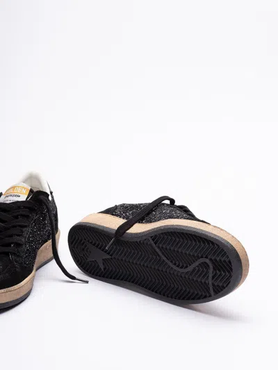 Golden Goose Sneakers Ball-star In Suede E Glitter