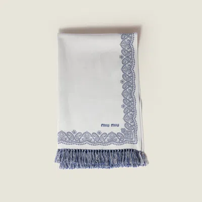 Miu Miu Cotton Beach Towel