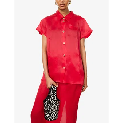 Khaite Livia Mini Studded Suede Tote Bag In Black