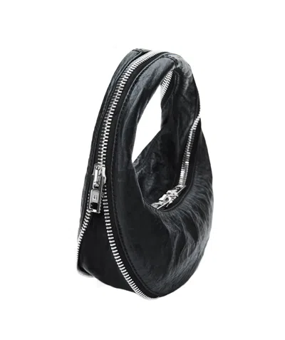 Alexander Wang Twist Mini Bag Shoulder Bag In Black Leather