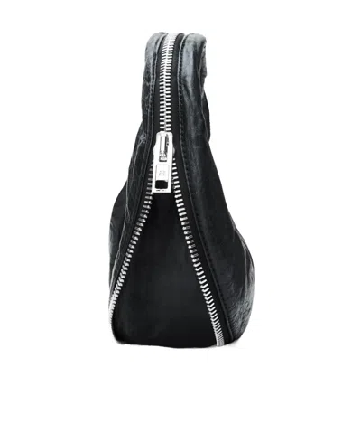 Alexander Wang Twist Mini Bag Shoulder Bag In Black Leather