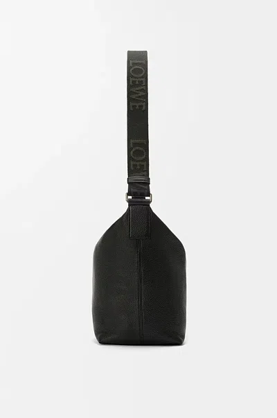 Loewe Leather Cubi Cross-body Bag In Black