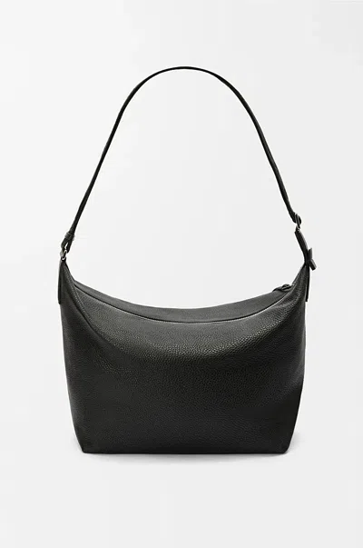Loewe Leather Cubi Cross-body Bag In Black