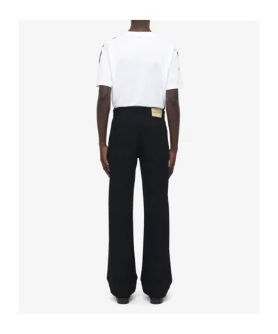 Alexander Mcqueen Cotton Denim Wide Leg Jeans