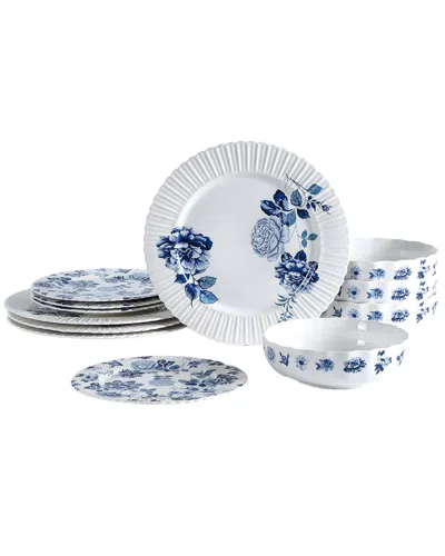 Stone Lain Fiore 12pc Dinnerware Set New Bone China