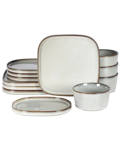 Stone Lain Cairo 12pc Stoneware Dinnerware Set In Neutral