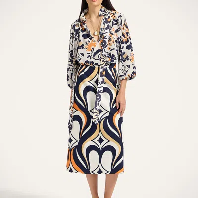 La Doublej Cerere Blouse In Pattern