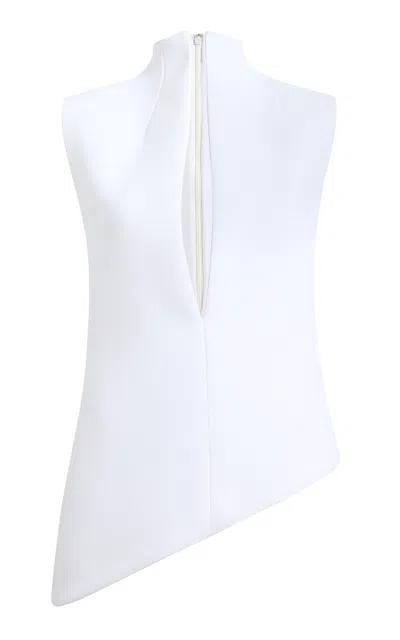 Khaite Von Asymmetric Crepe Top
