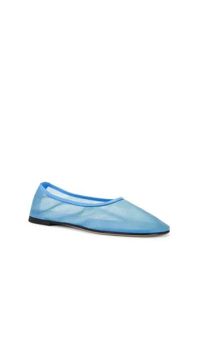 Dear Frances Balla Mesh Ballet Flats In Blue