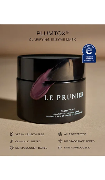 Le Prunier Plumtox Clarifying Enzyme Mask In Black