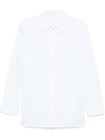 The Row Cotton Shirt With Button-down Design