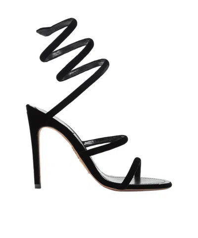 René Caovilla Flat Sandals Rene Caovilla Woman Color Black In Multi