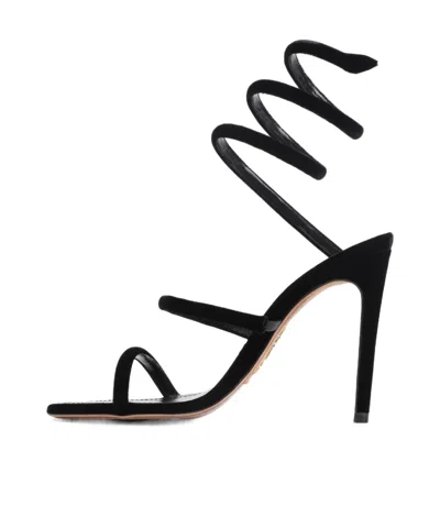 René Caovilla Flat Sandals Rene Caovilla Woman Color Black In Multi